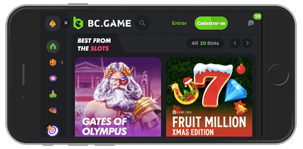 BC Game casino mobile