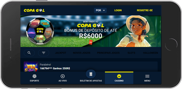 Copagol Bet on mobile